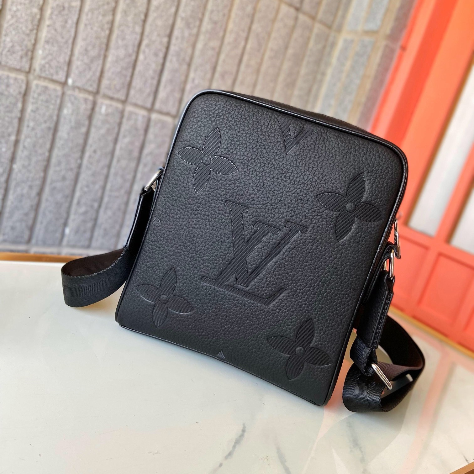 LV Outdoor Embossed Monogram Grained Calfskin Crossbody Bag YV25110506