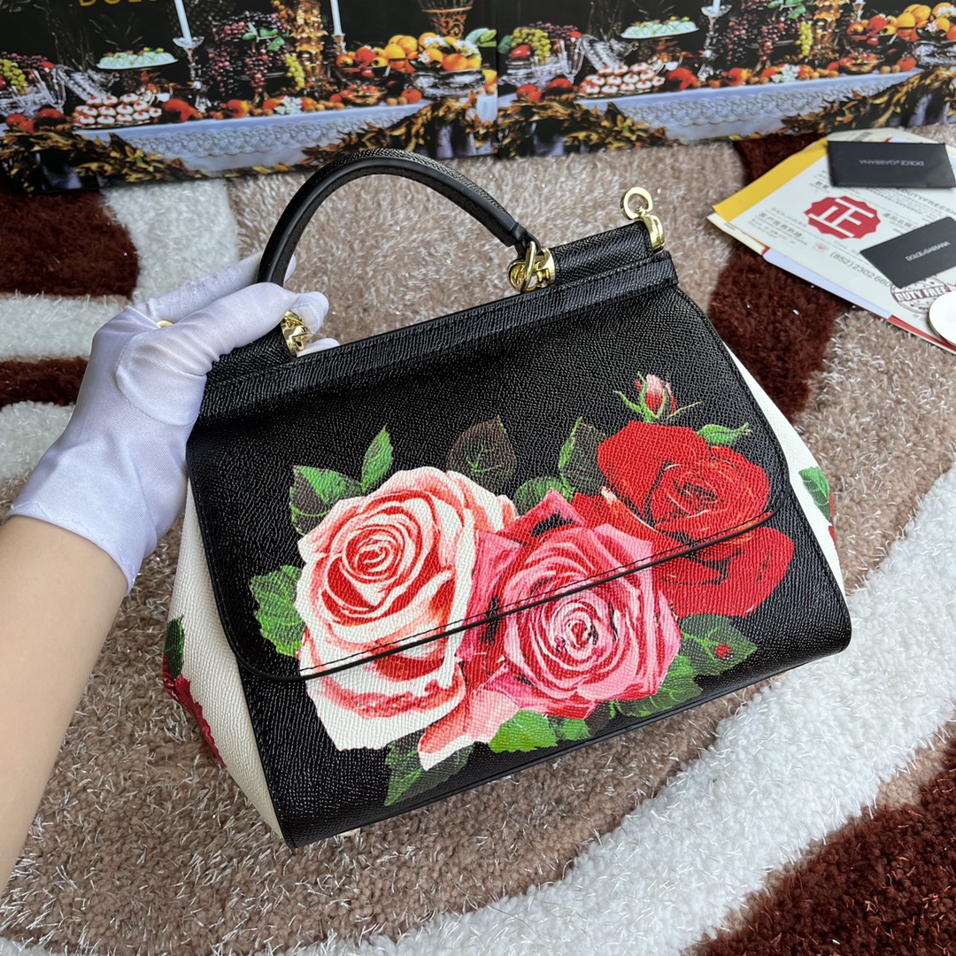 D&G Classic Eternal Rose-Printed Tote Bag AM25110632