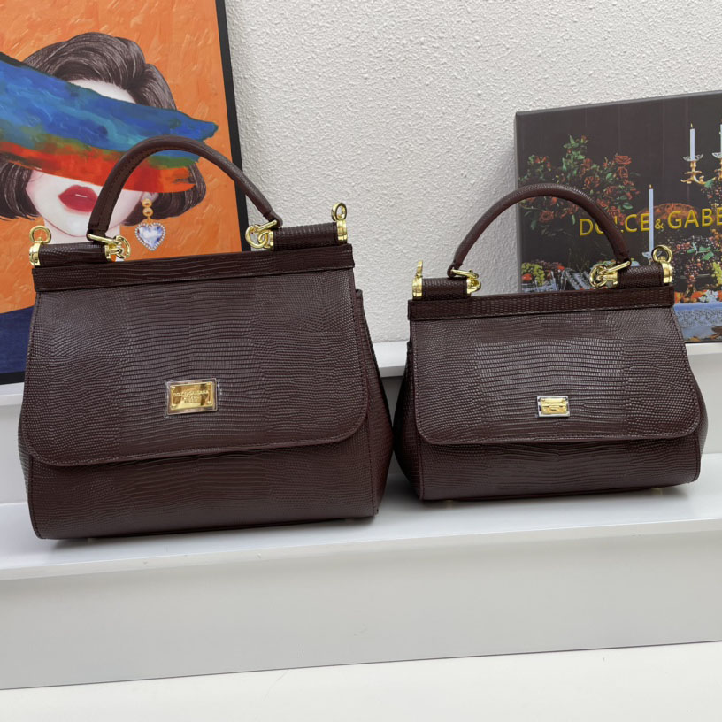 D&G Calfskin Lizard-Embossed Tote Bag AM25110620