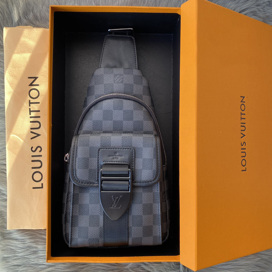 LV Men's Damier Azur Crossbody Bag NG110906