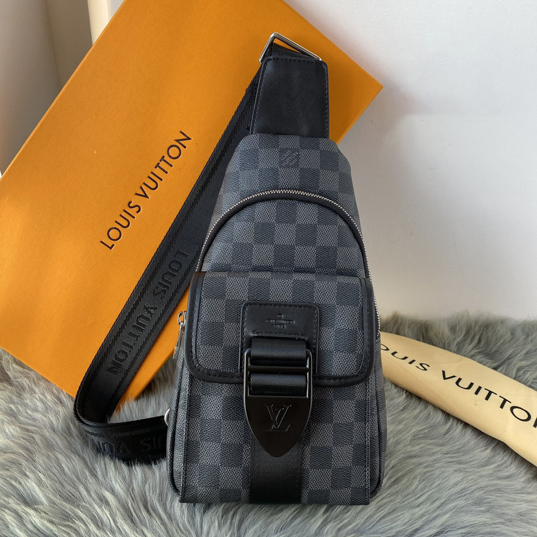 LV Men's Damier Azur Crossbody Bag NG110906