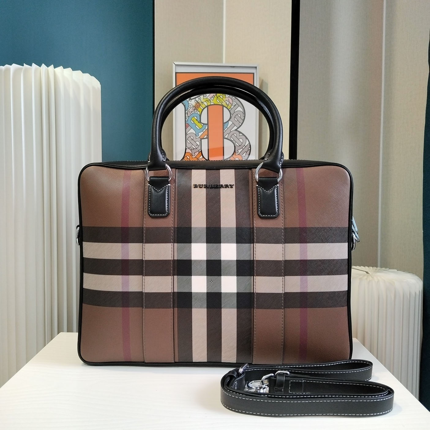 Bur Men's Classic Briefcase NG110902