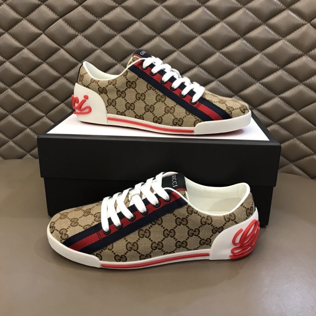 GG Canvas Web Stripe Sneakers YV25110901