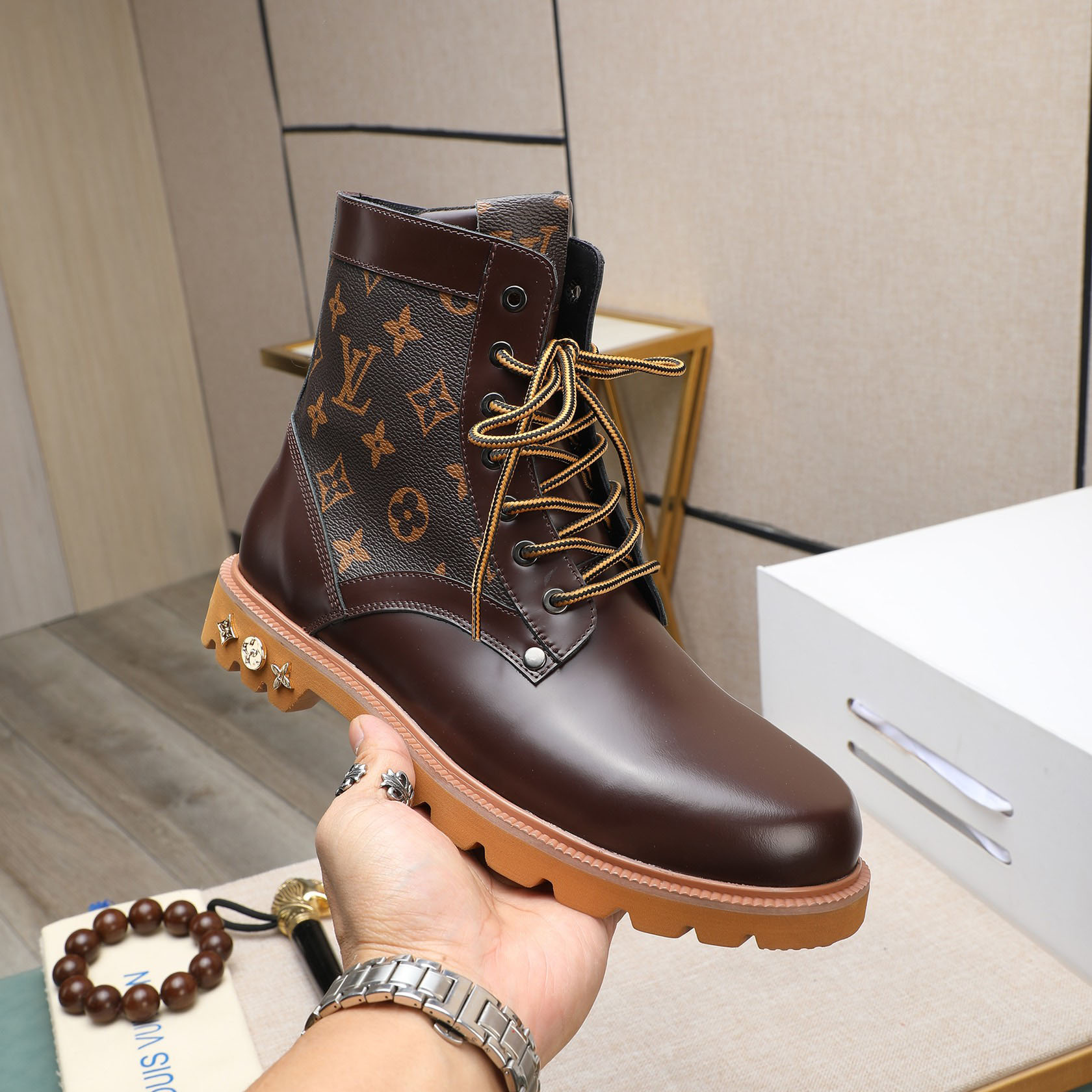 LV Monogram Men's Ankle Boots NG110901