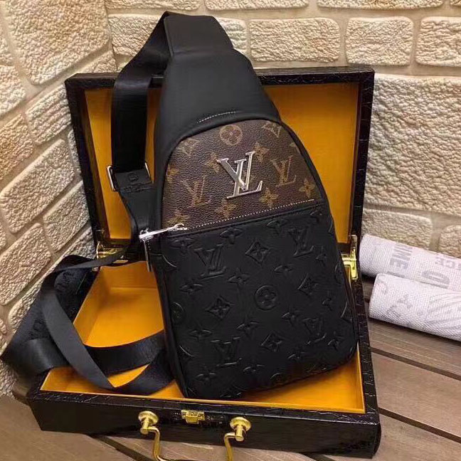 Vs Men's Monogram Patchwork Crossbody Bag NG101021