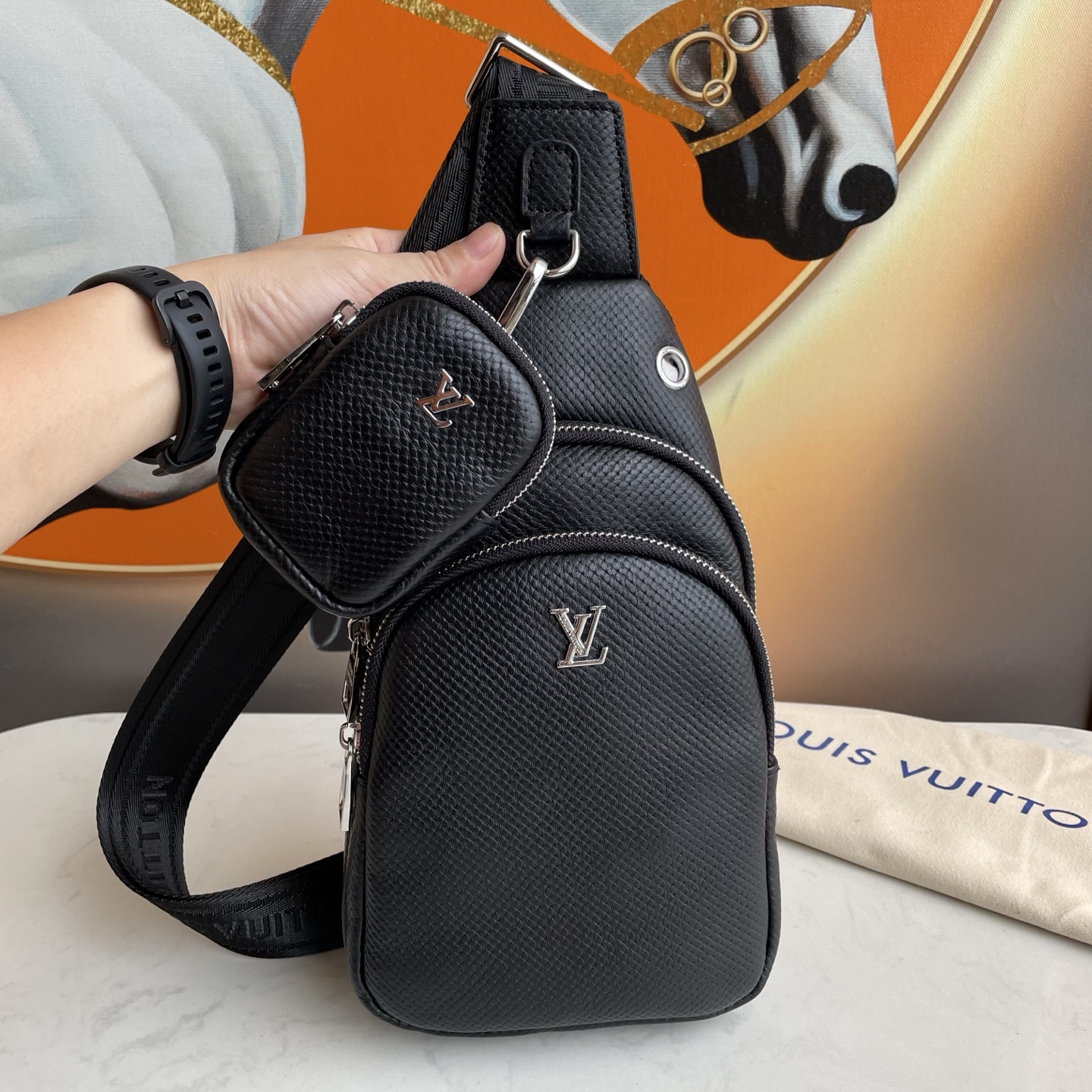 LV Men's Casual Crossbody Bag NG101017