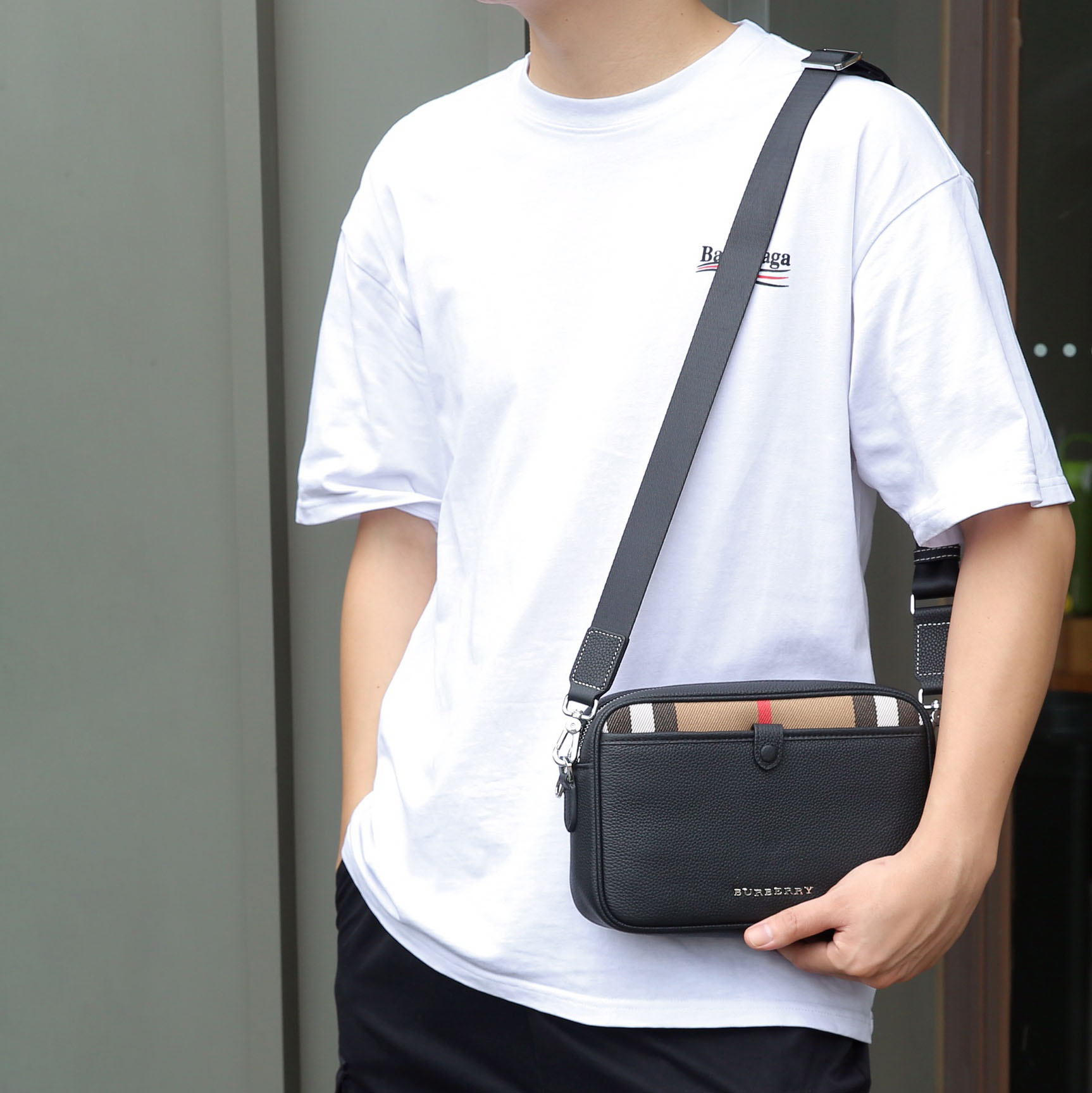 Bur Men's Classic Shoulder Bag NG101511