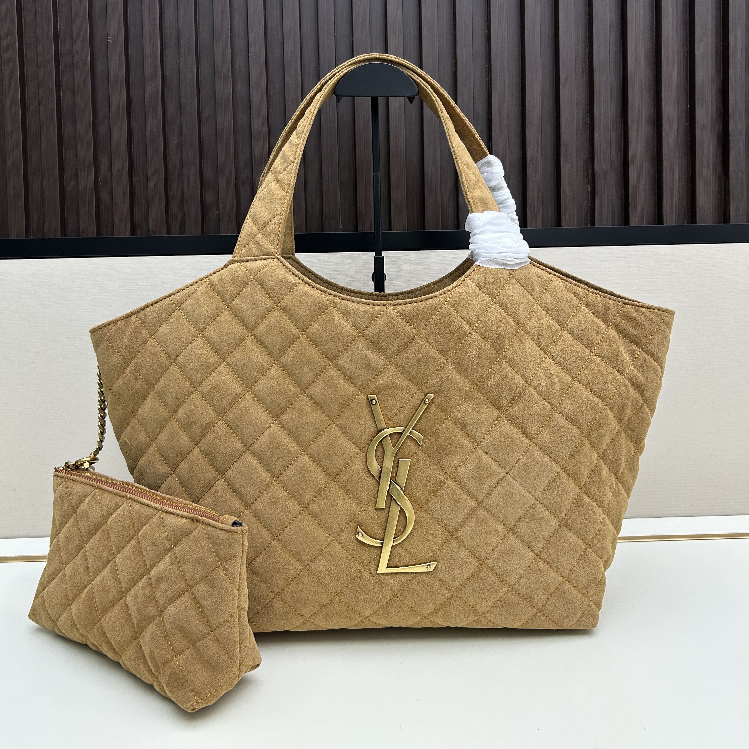 YSL Suede Tote - Large NG101611