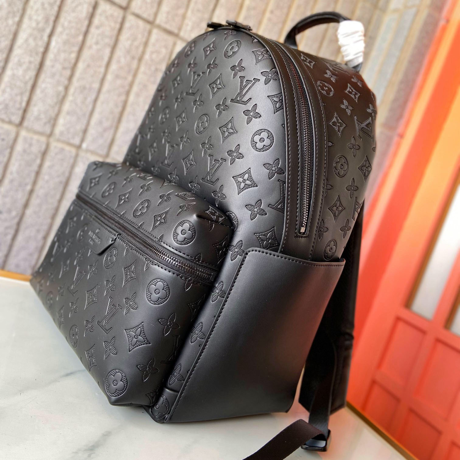 LV Men's Logo Embossed Backpack NG101725