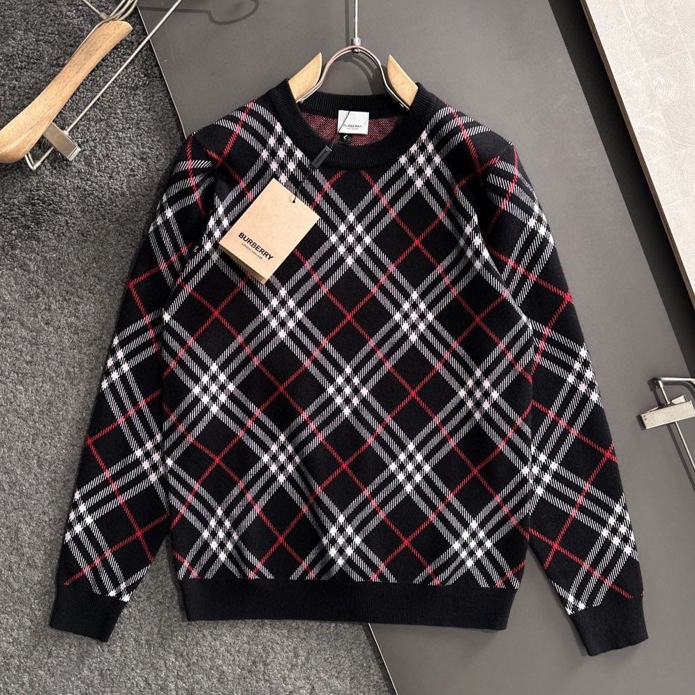 Bur Classic Plaid Knitwear NG551008