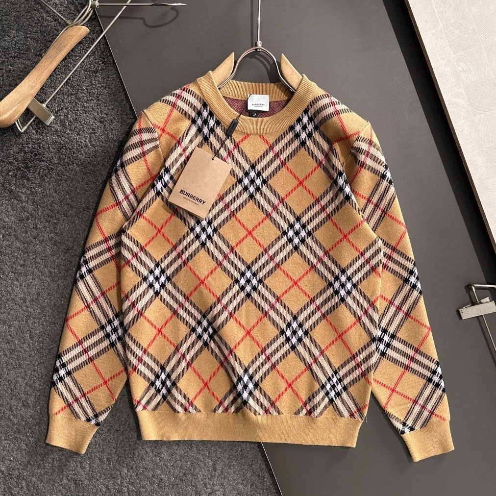 Bur Classic Plaid Knitwear NG551008
