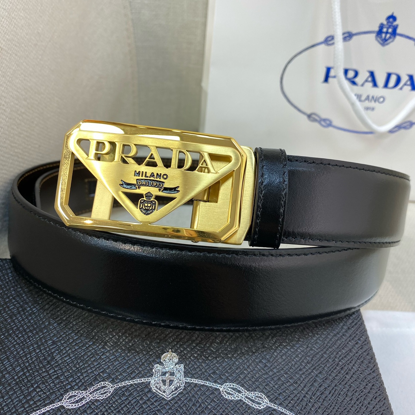 Pra Men's Automatic Buckle Belt YVTF111804