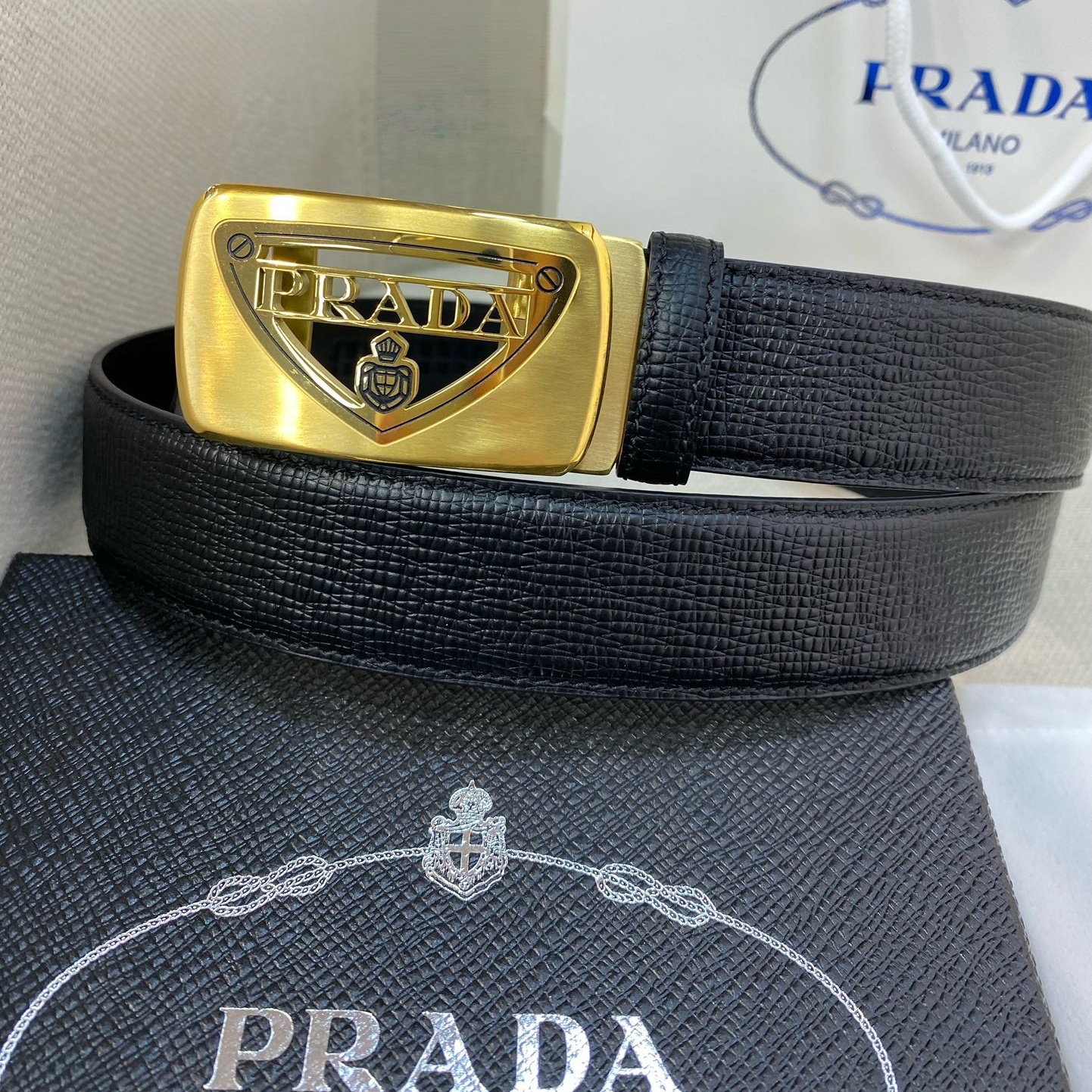 Pra Men's Automatic Buckle Belt YVTF111803