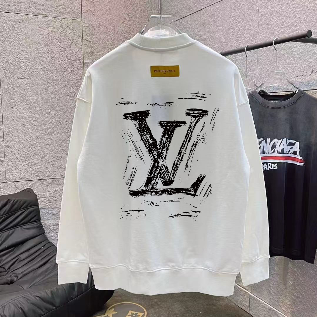 LV Men's Classic Graffiti Crew Neck Sweatshirt NG111836