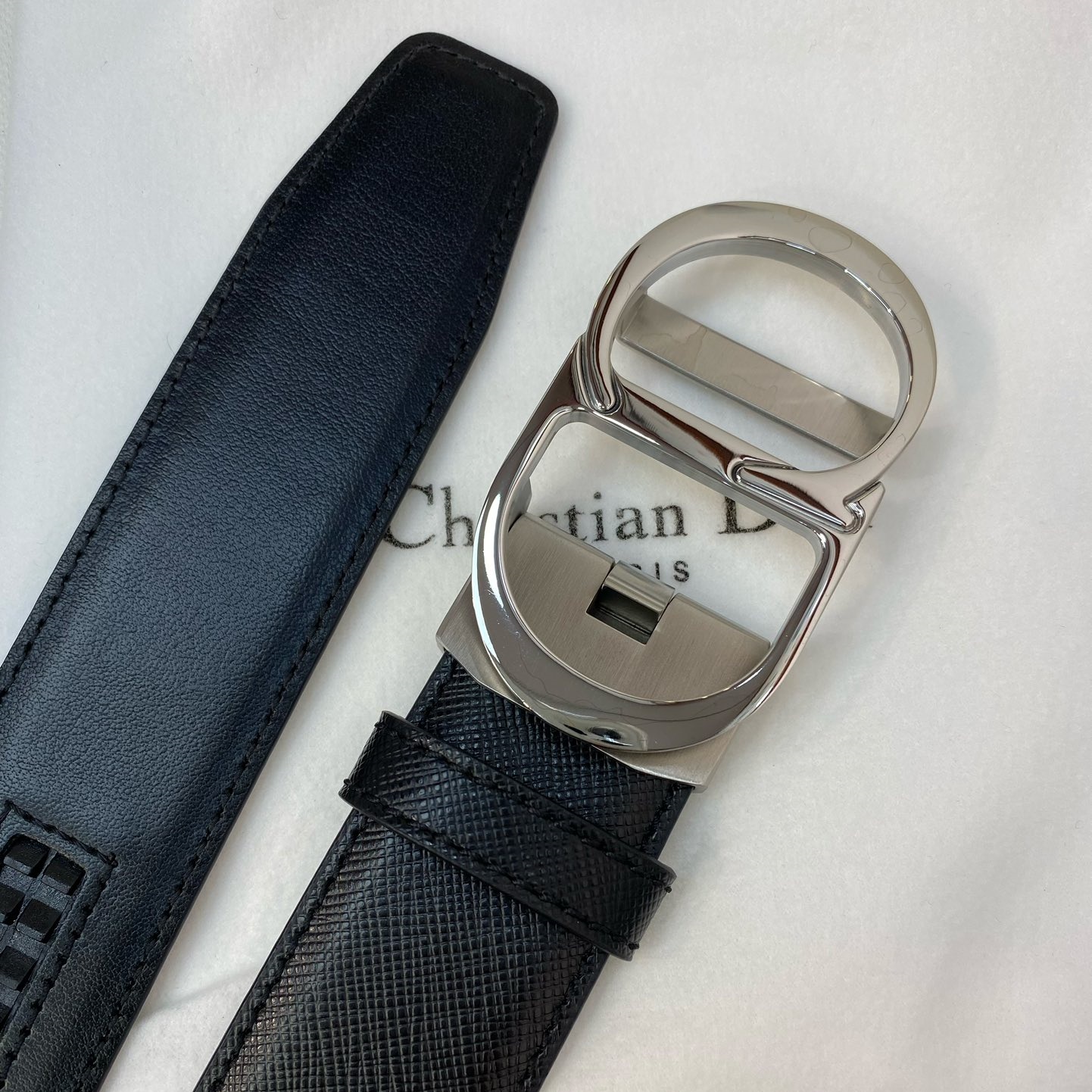 CD Automatic Buckle Cowhide Icon Belt YVTF111902