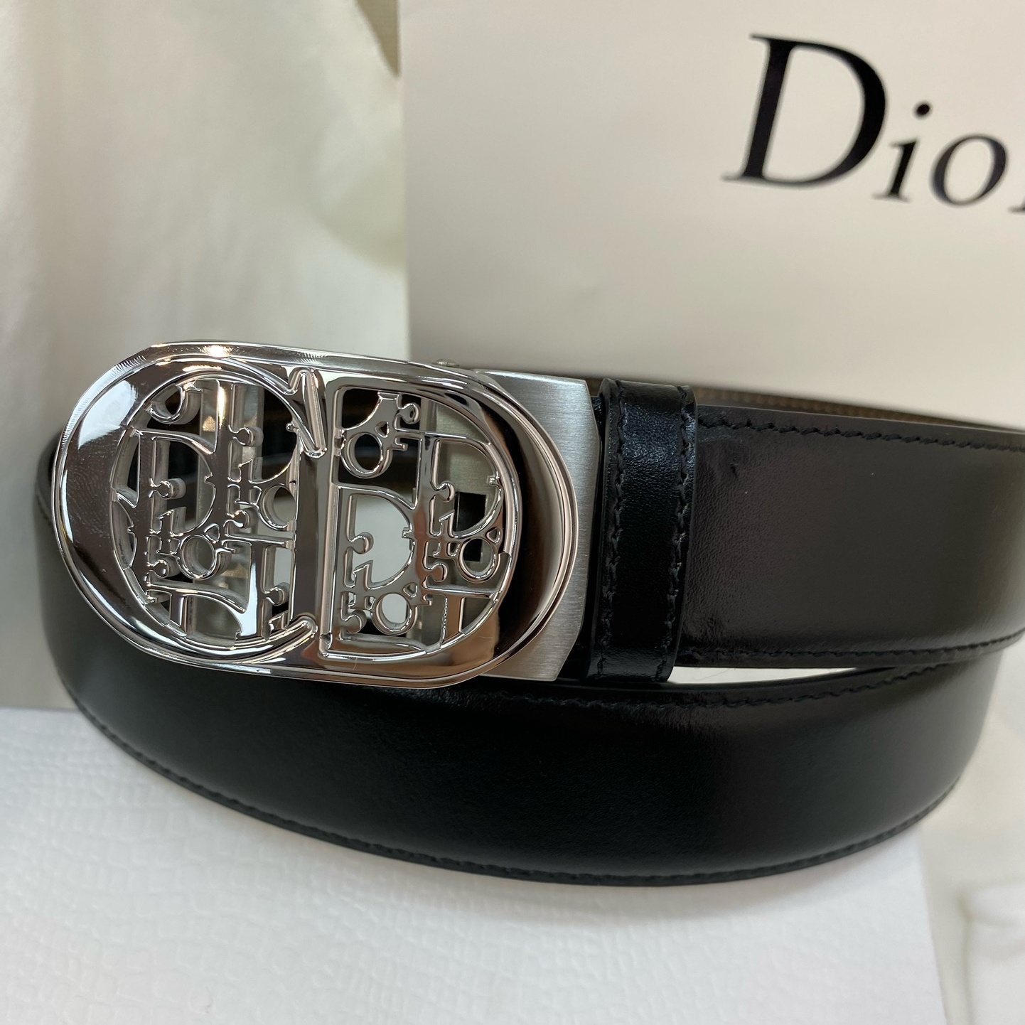 CD Automatic Buckle Cowhide Icon Belt YVTF111901