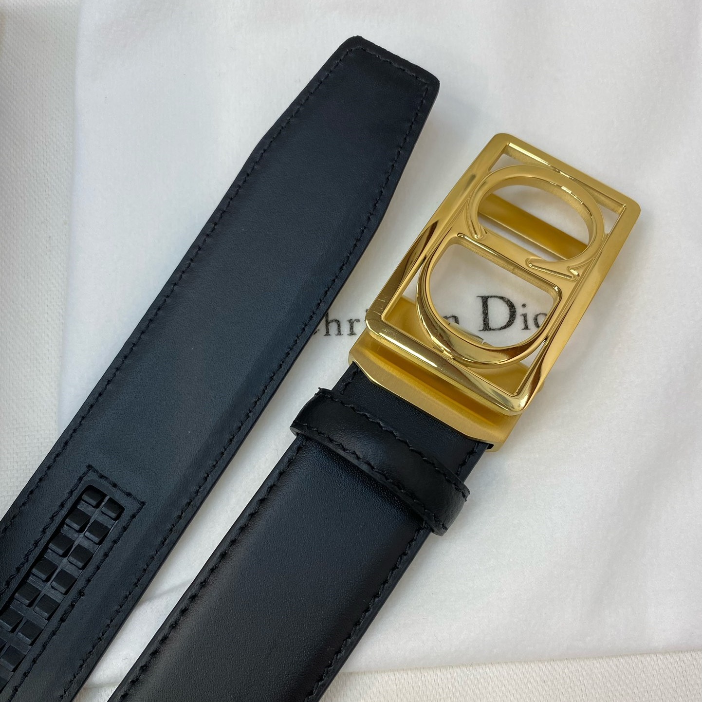 CD Automatic Buckle Cowhide Icon Belt YVTF111903