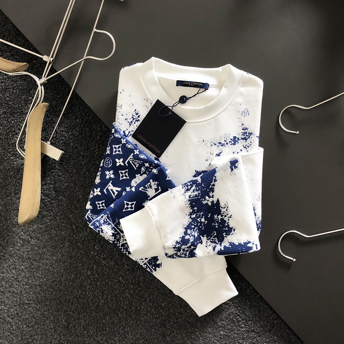 LV Men's Classic Color Block Sweatshirt NG111835