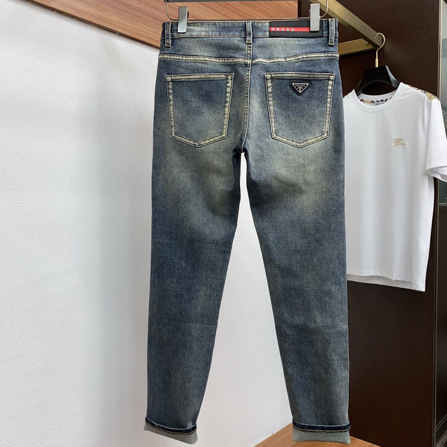 PRA Men's Classic Triangle Logo Jeans FNG112008