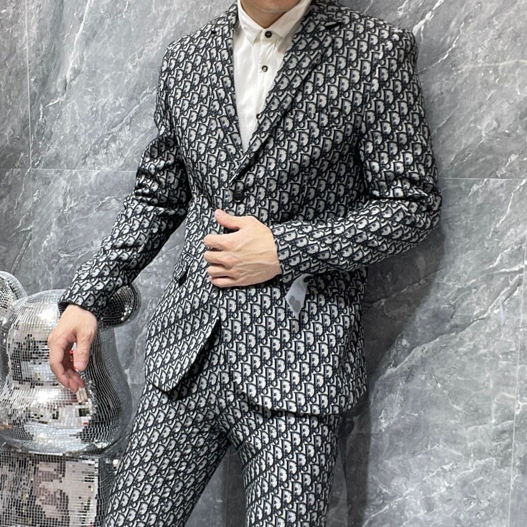 CD Men's Classic Oblique Print Casual Suit FNG112152