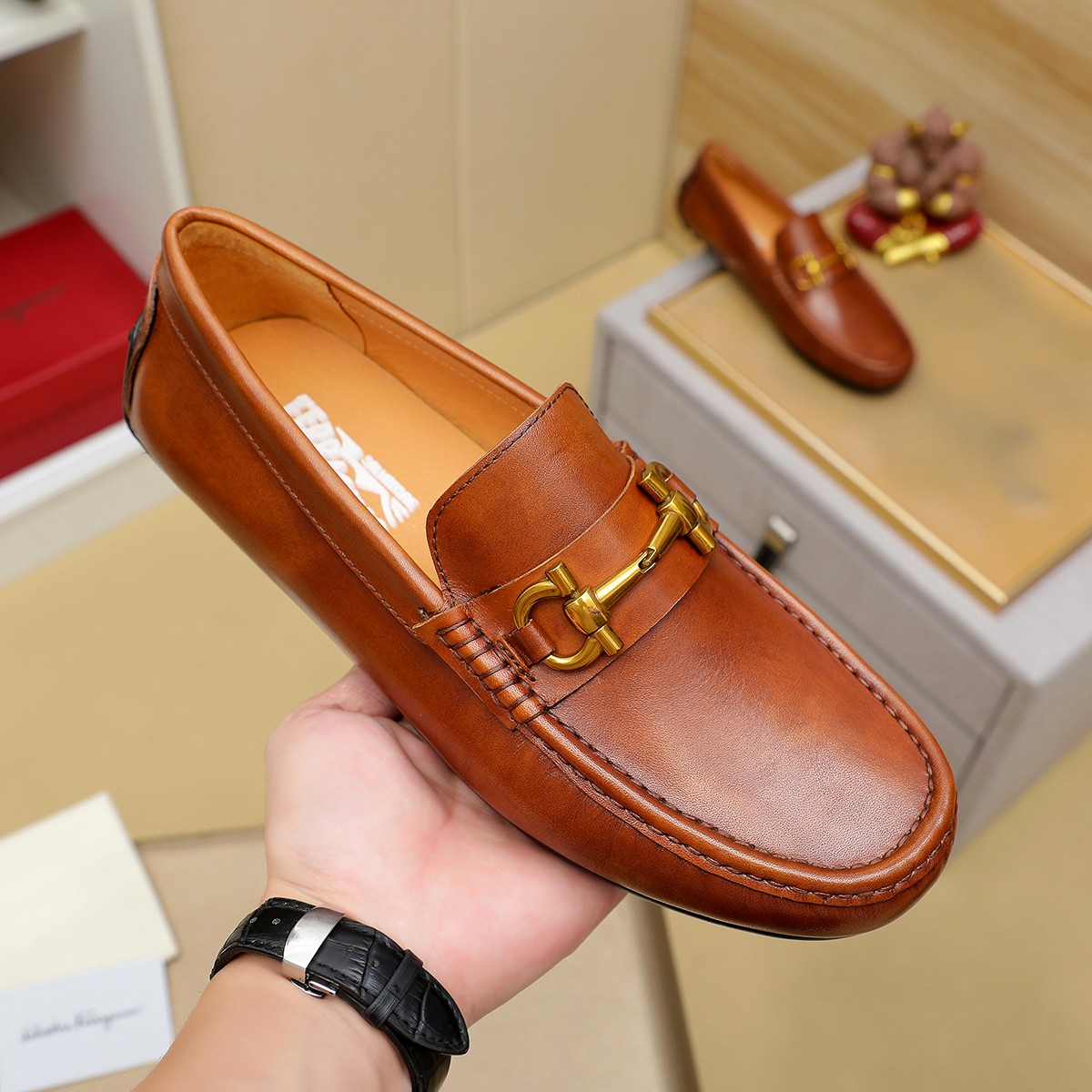 GG Men's Horsebit Loafers FNG112103