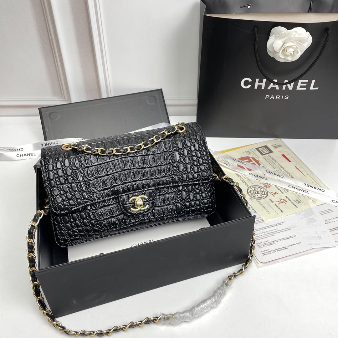 CH Crocodile Pattern CF Chain Bag FNG112209