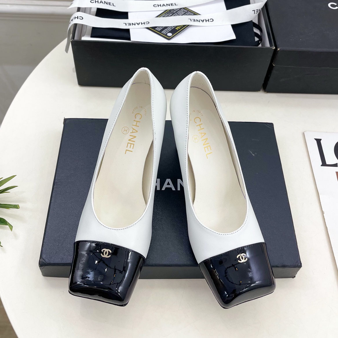 CH 25New Square-Toe High Heels FNG112220