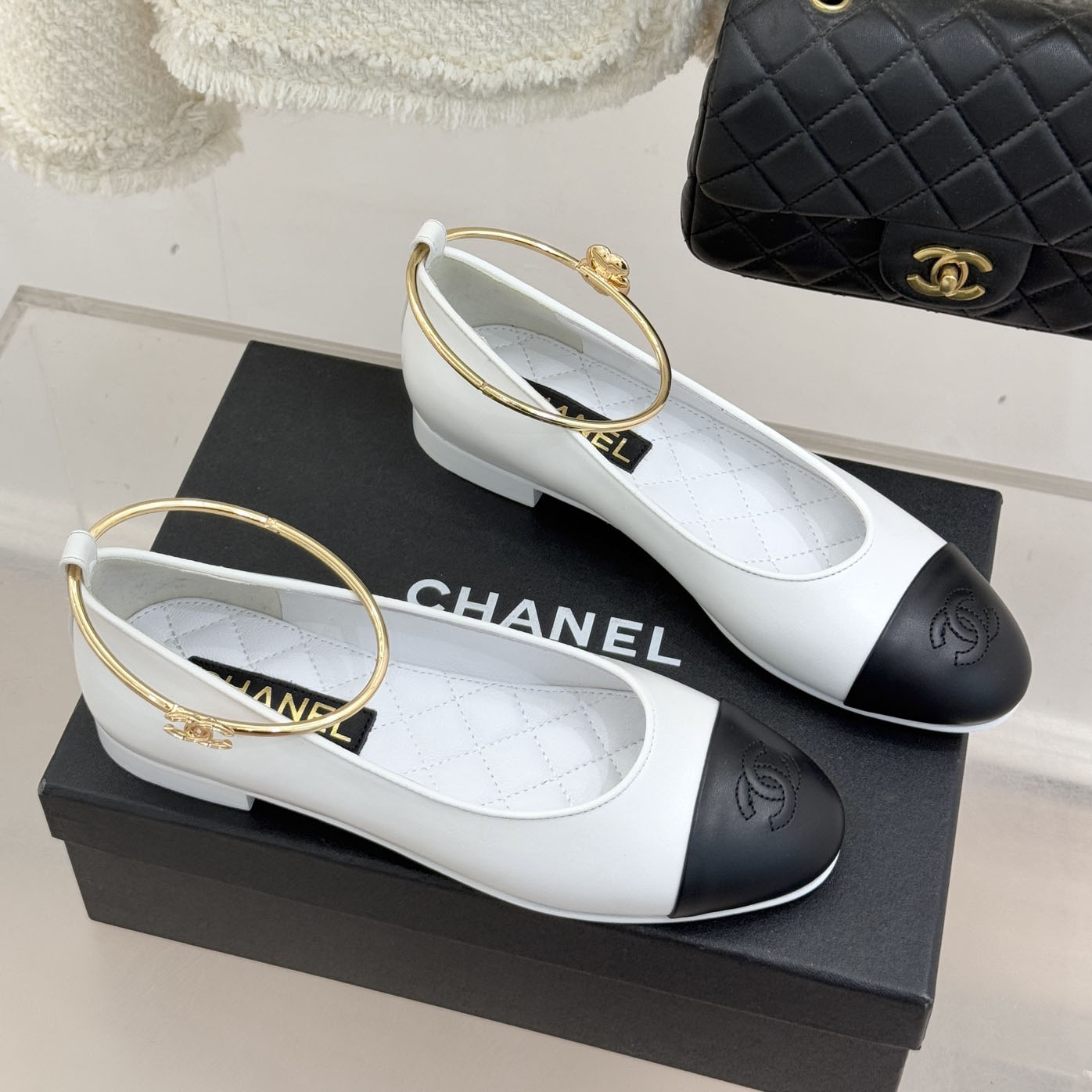 CH Camellia Anklet Mary Jane Shoes FNG112223