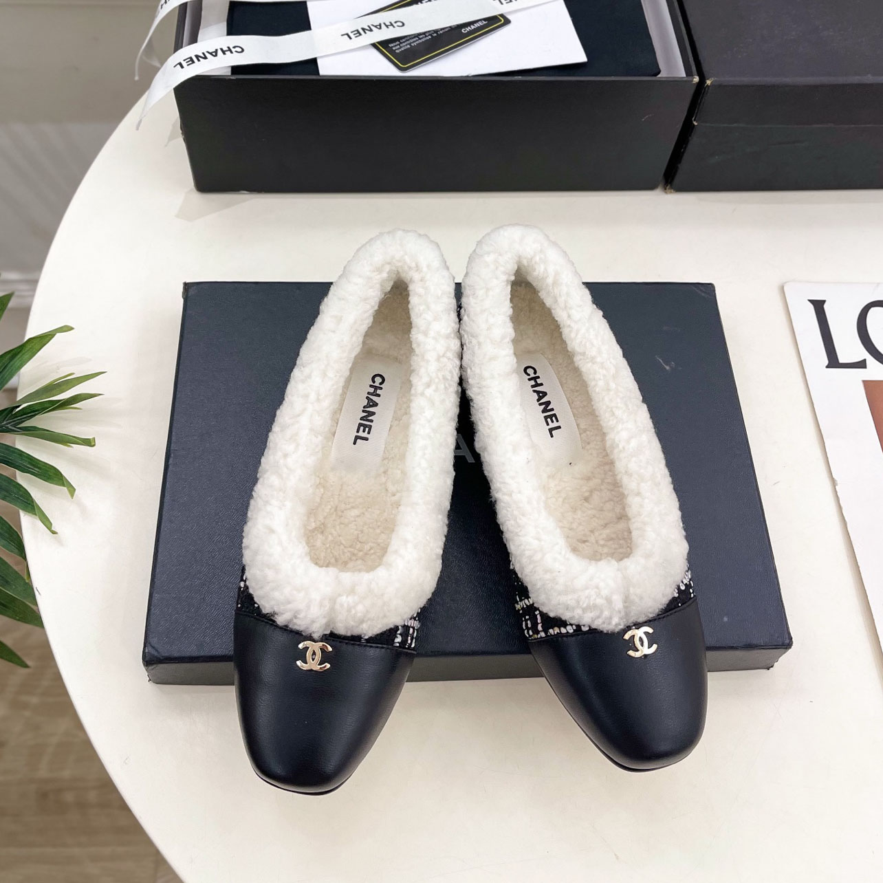 CH 25New Color Block Wool Casual Shoes FNG112221