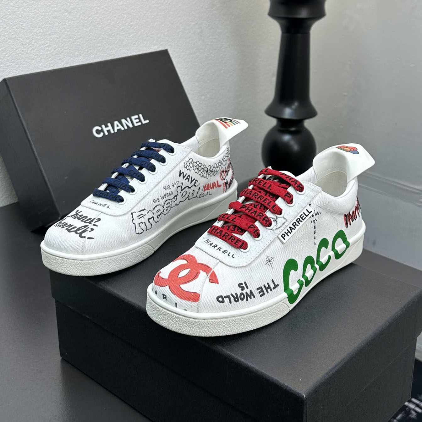 CH X Pharrell Graffiti Casual Shoes F24080202