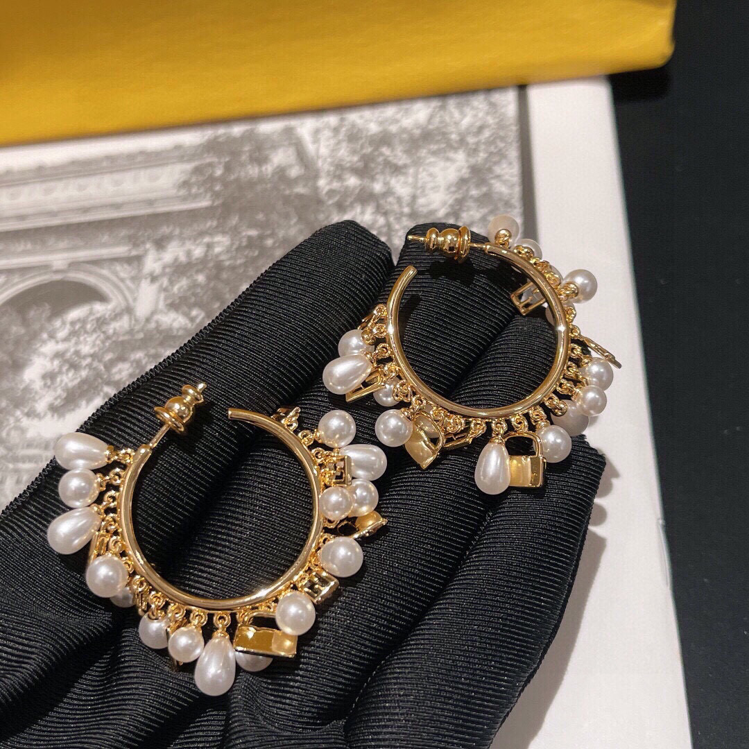 FD Women's Fashion Pearl Earrings FNG112225