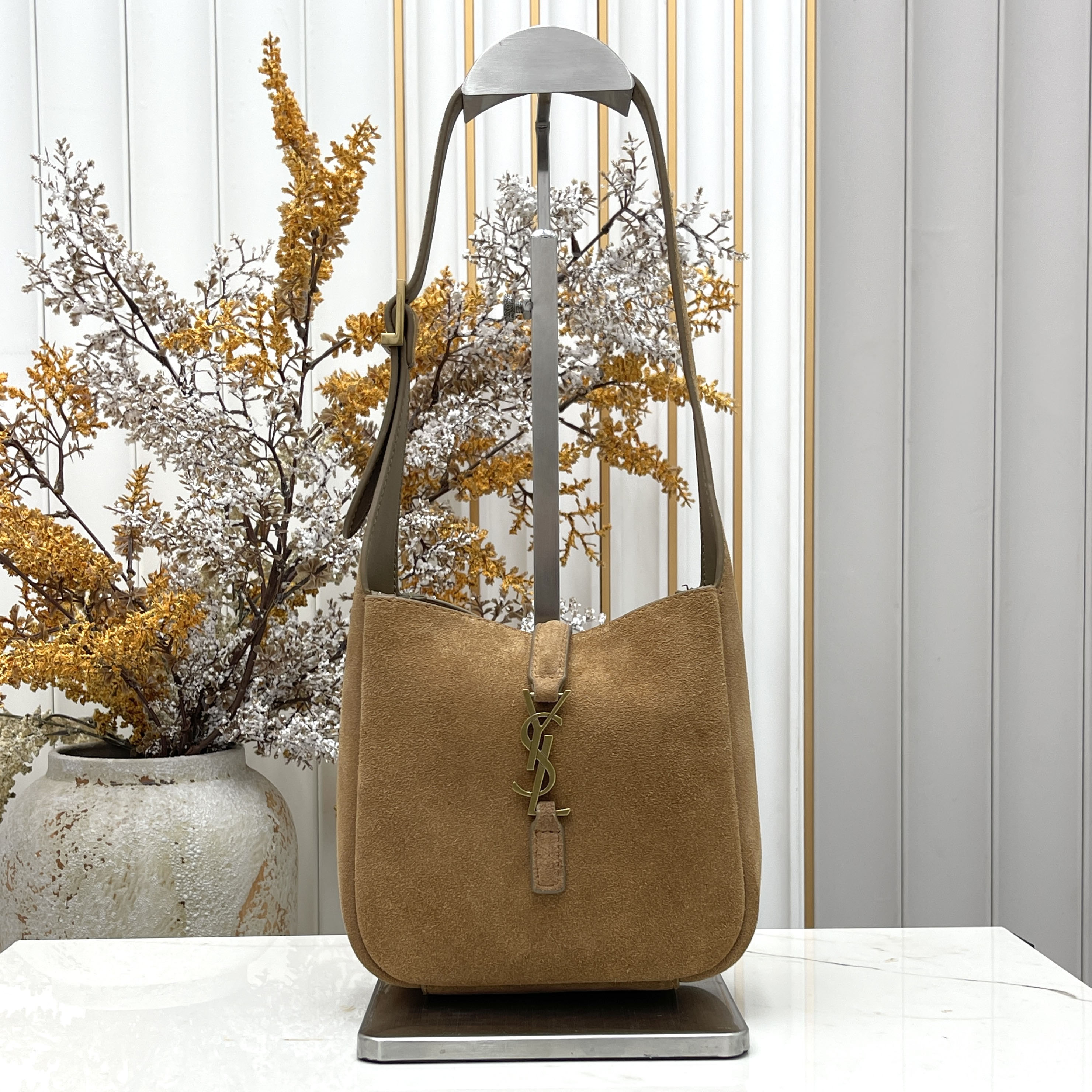 YSL LE 5a7 Suede Bag - Mini FNG112228