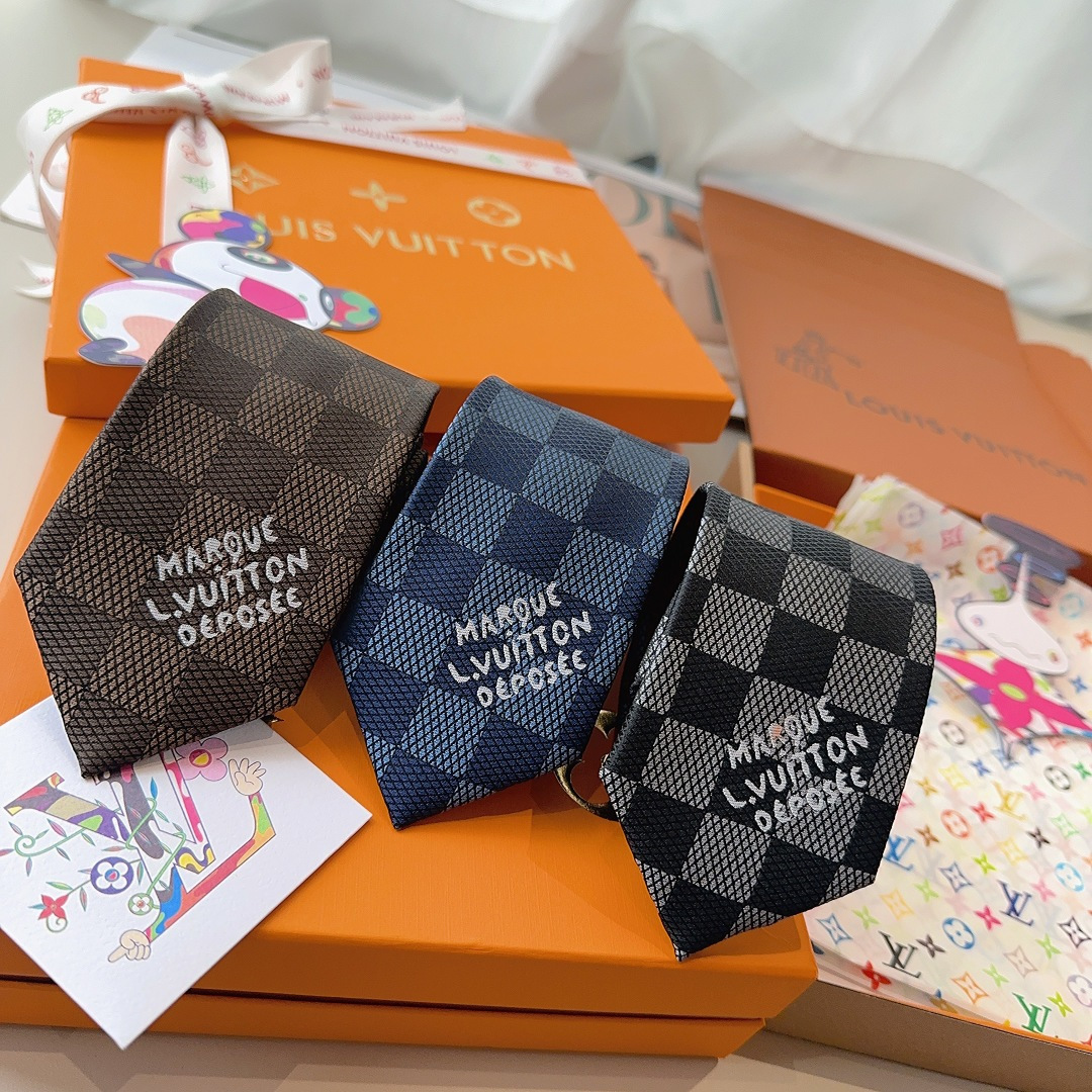 LV Men's Fashion Damier Tie FNY082311