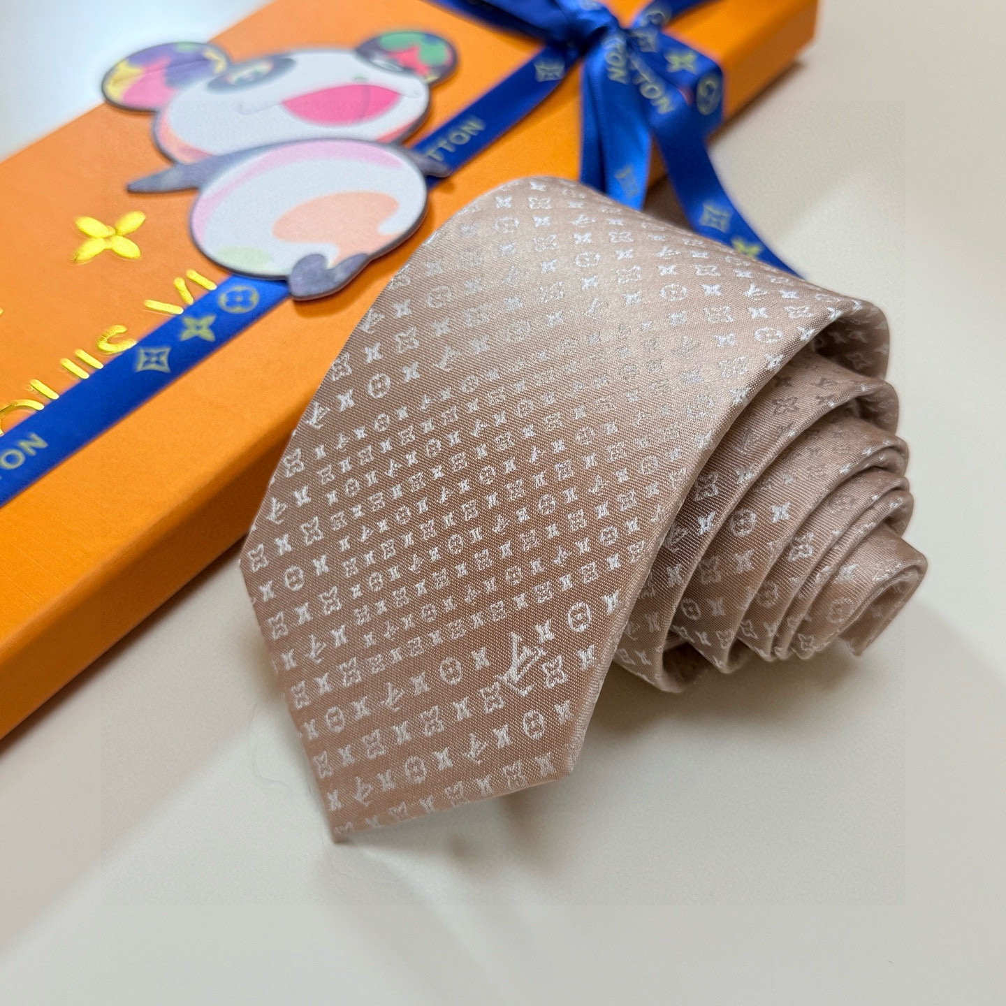 LV Men's Classic Monogram Tie FNY082307