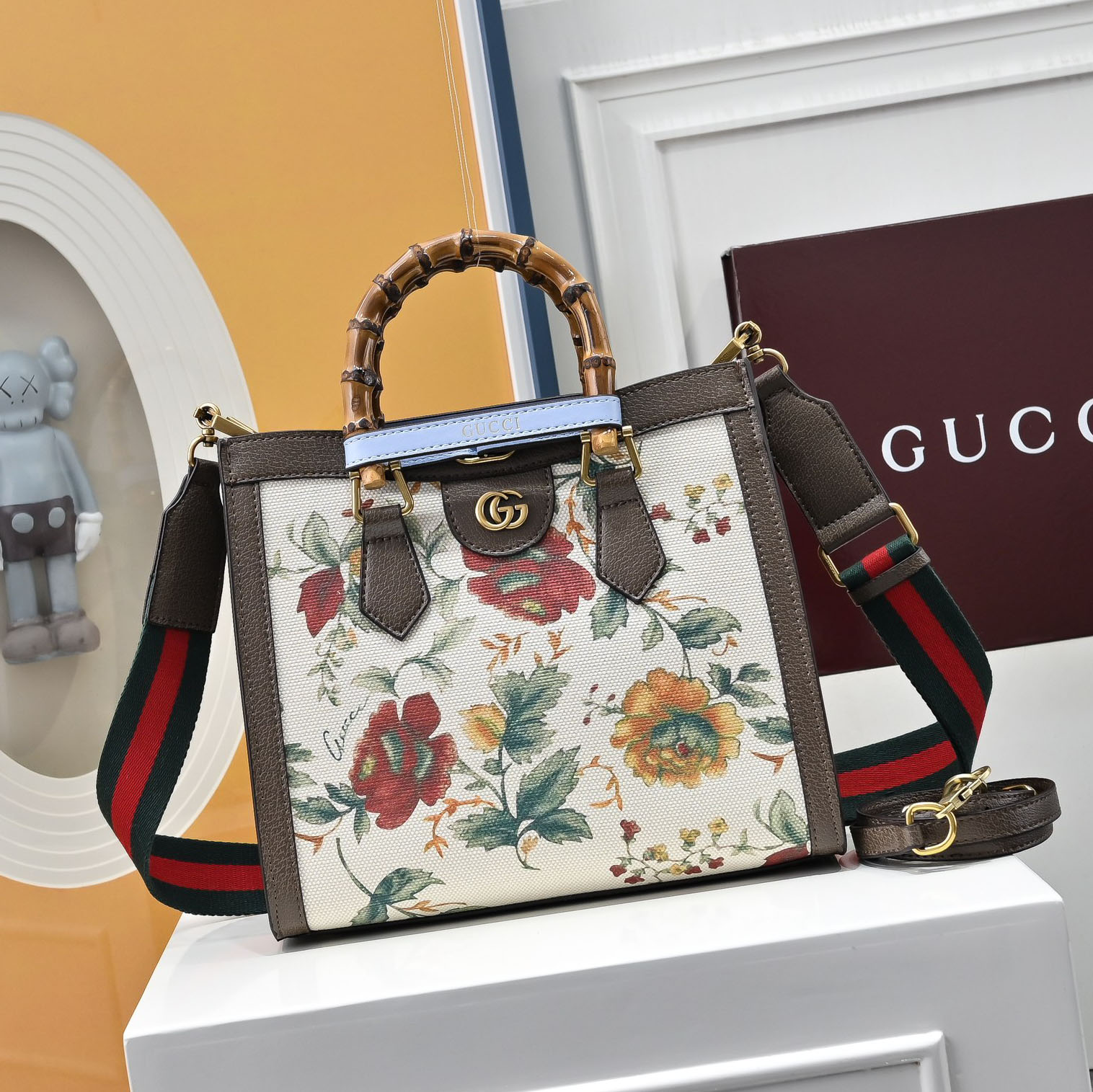 GG 1955 Bamboo Handle Tote FNG112509