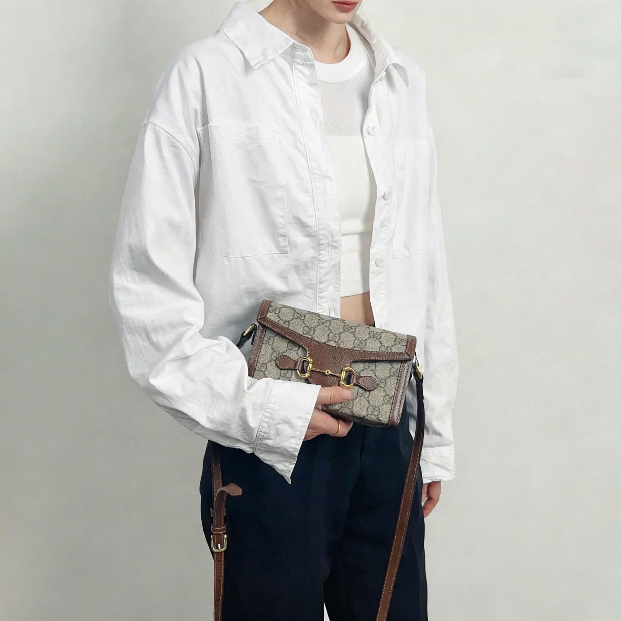 GG 1955 Horsebit Crossbody Bag - Mini FNG112520