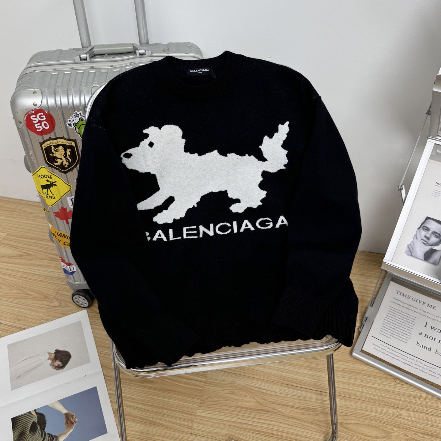 BLCG × Nocimh Puppy Knit Jacquard Sweater FNG112712