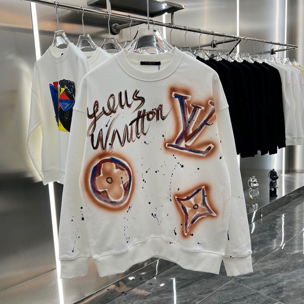 LV Classic Graffiti Crew Neck Sweatshirt FNG112715