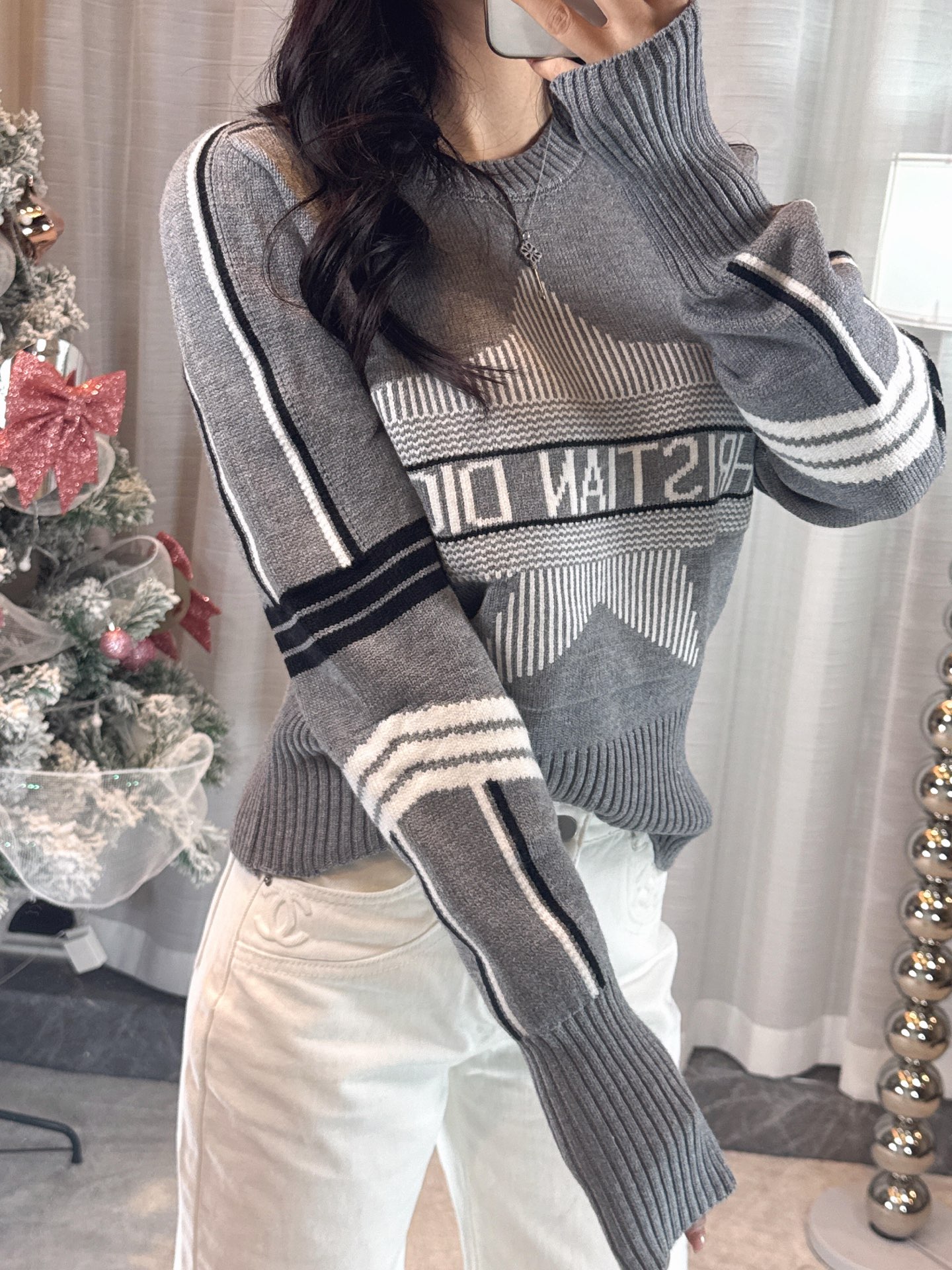 CD × Peter Doig Crew Neck Sweater FNG112711