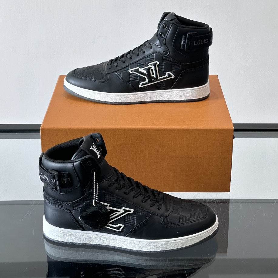 LV Men's Damier High-Top Sneakers FNG120208