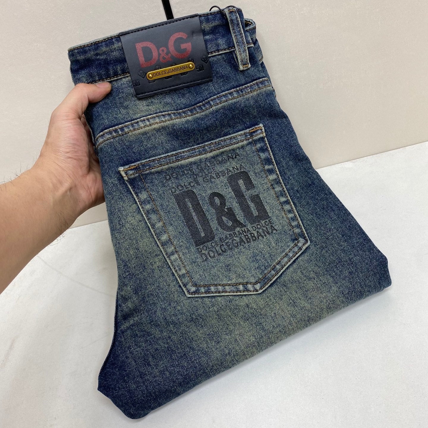 D&G Men's Micro Label Jeans FNG122111