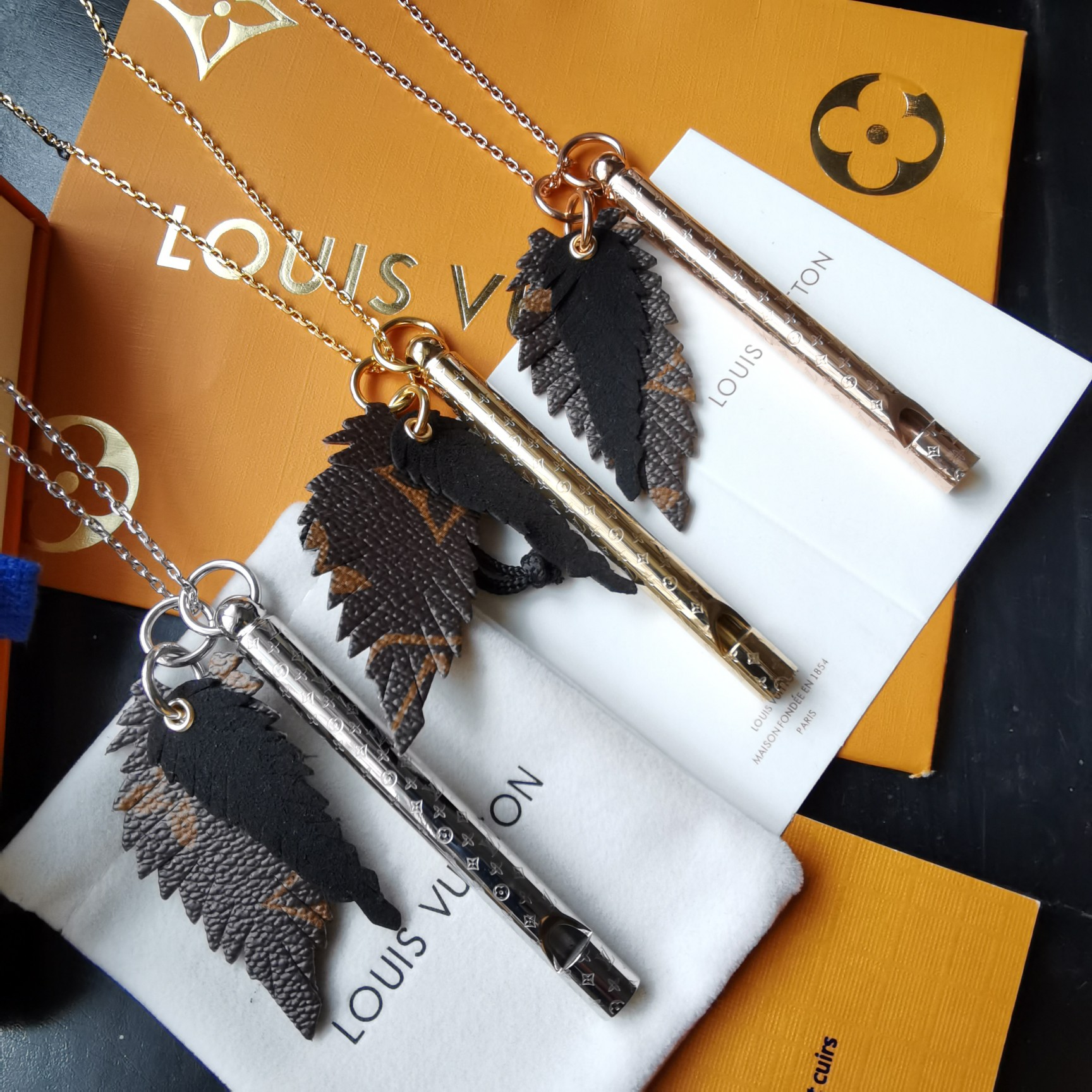 LV Nanogram Whistle Necklace FNG122401