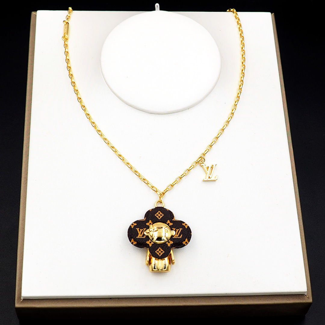 LV Fashion Doll Necklace FNG122402