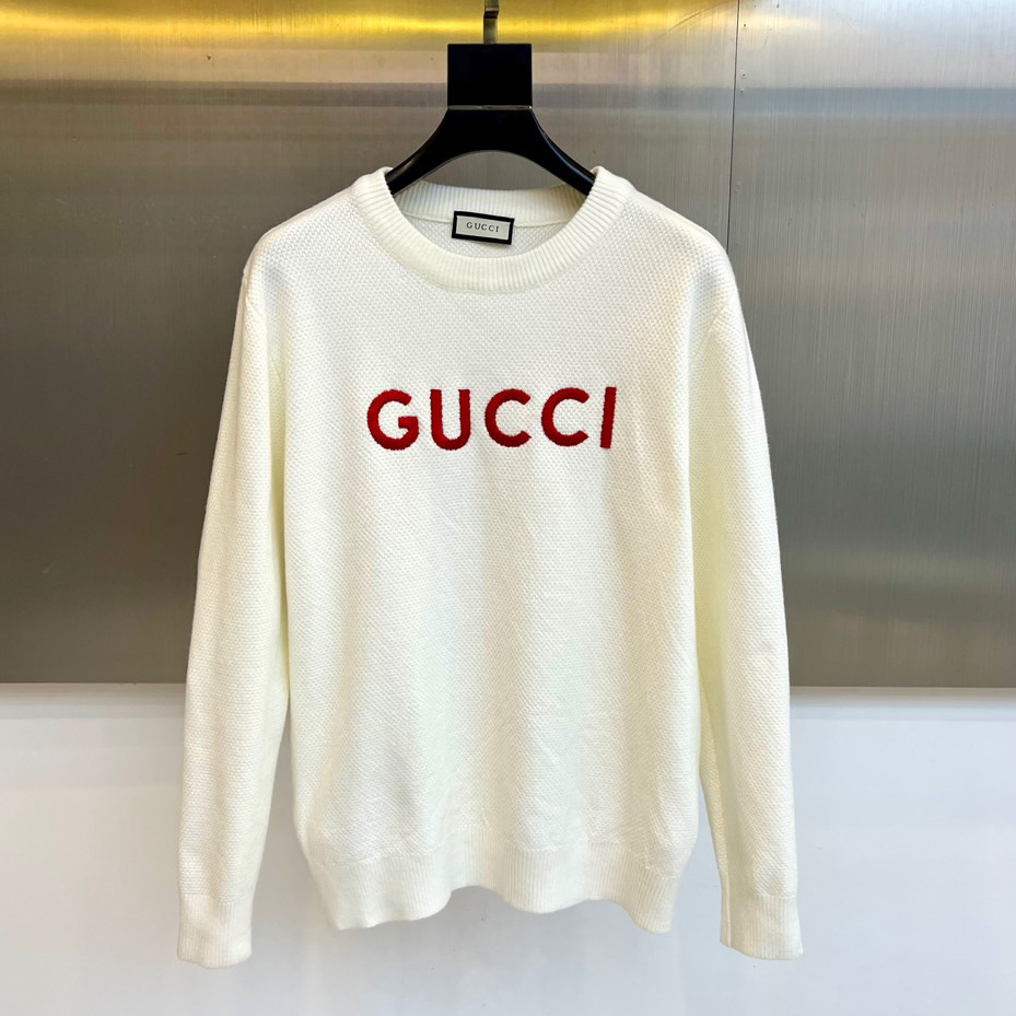 GG Men's Crew Neck Knit Sweater FNG122413