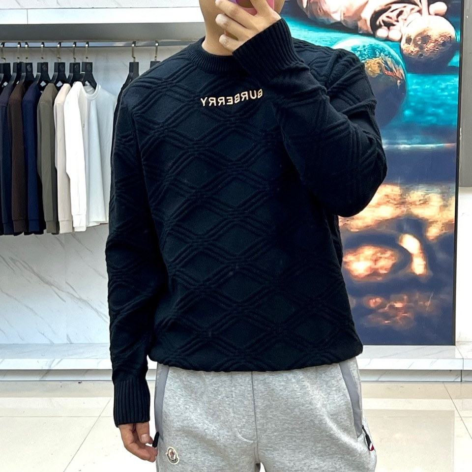 Bur Men's Casual Crew Neck Sweater FNG122416