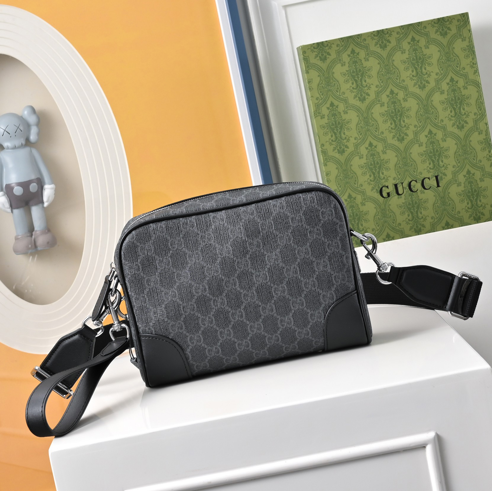 GG Men's Emblem Crossbody Bag FNG122618