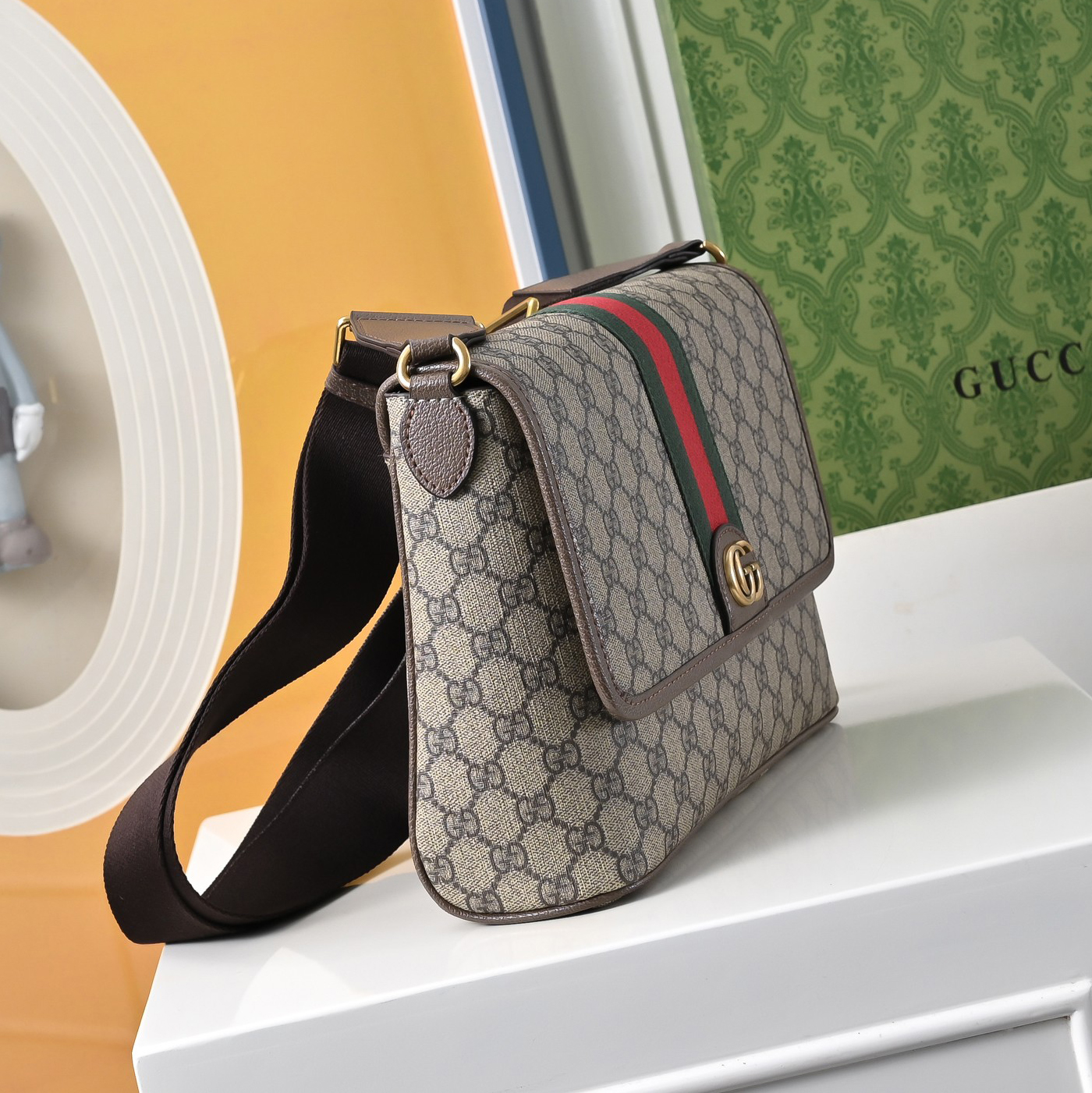 GG Men's Classic Ophidia Crossbody Bag FNG122620