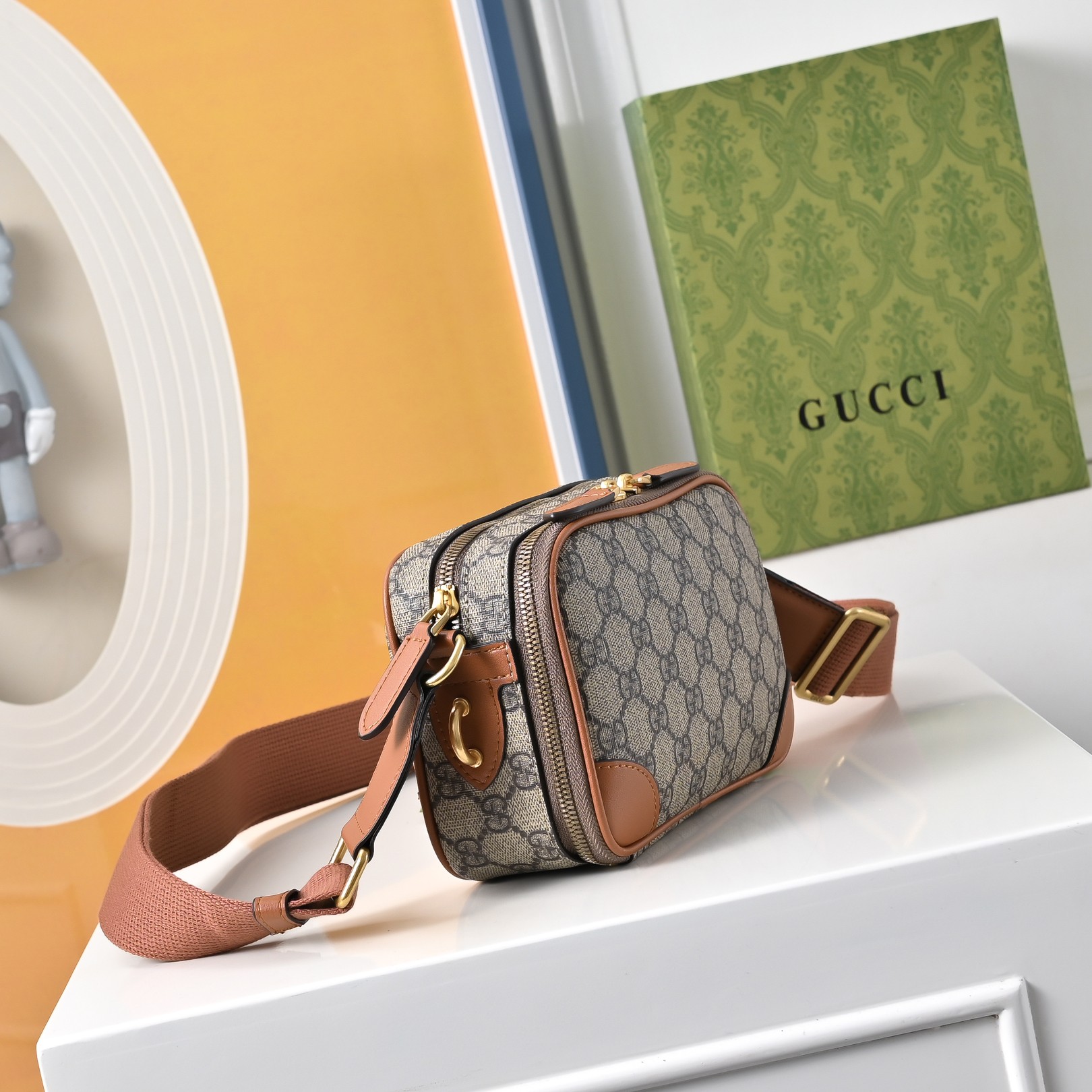 GG Men's Emblem Mini Crossbody Bag FNG122617