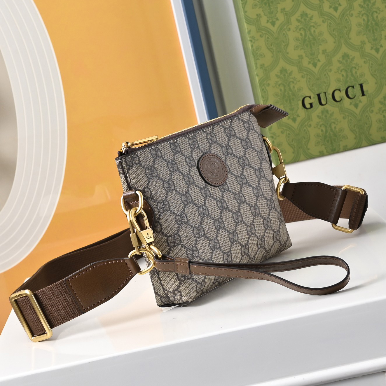 GG Men's Classic Shoulder Bag FNG122616