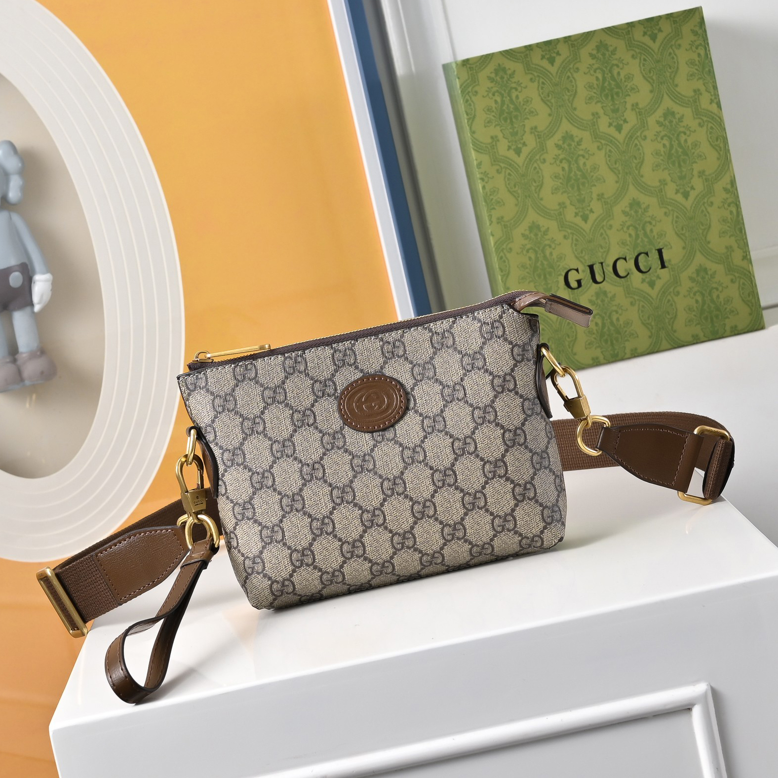 GG Men's Classic Shoulder Bag FNG122616